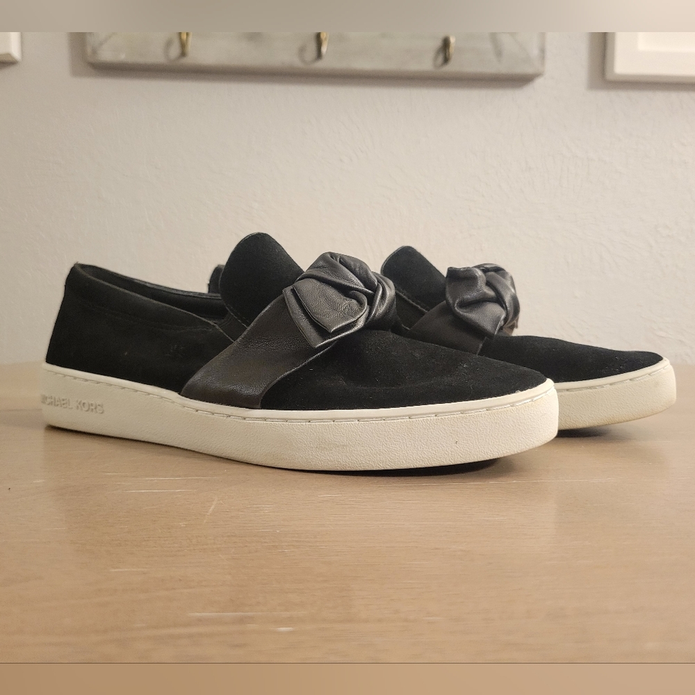 Michael Kors Willa Suede Leather Slip On Sneakers​ Sz 8